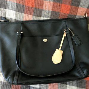 Coach Black Tote Bag (Used)